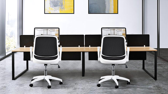 Simple Contemporary Executive Office Desks Office Chairs Round Meeting Tables