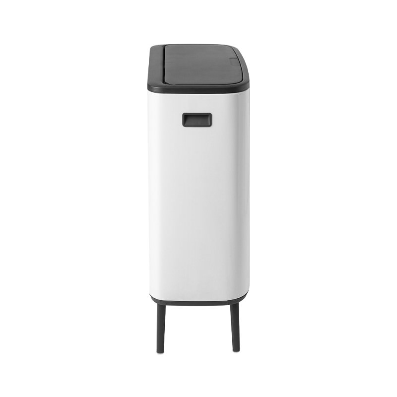 Brabantia BO Hi Touch Waste Bin, 30/30 Litre, White
