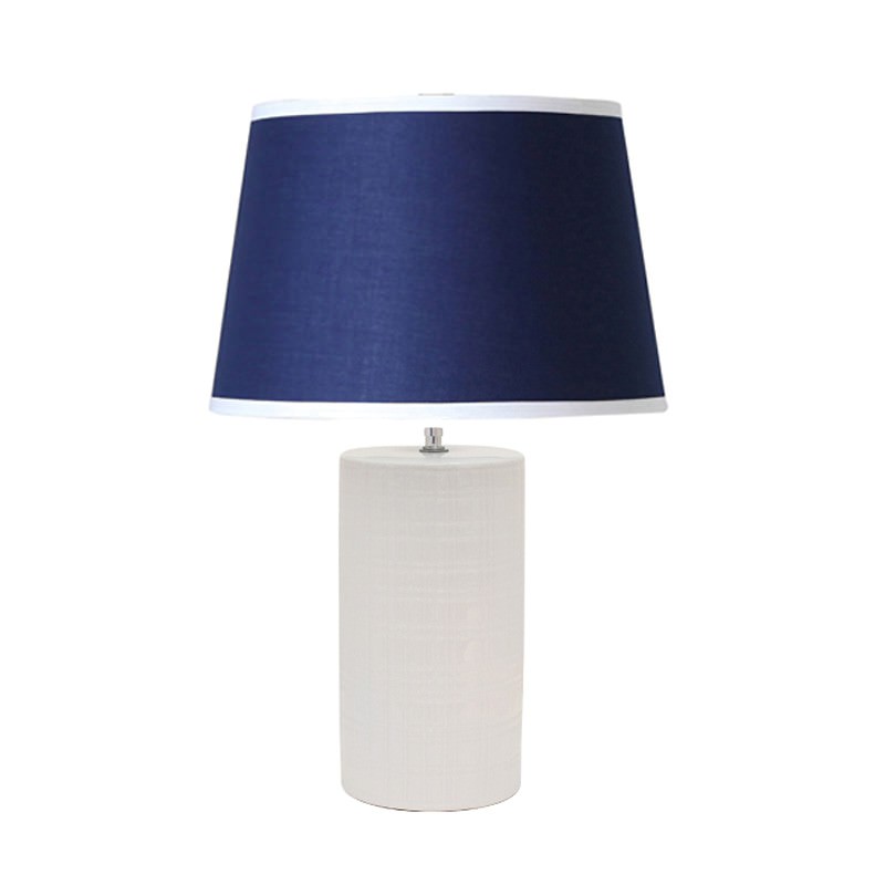 Willow Ceramic Table Lamp White Blue