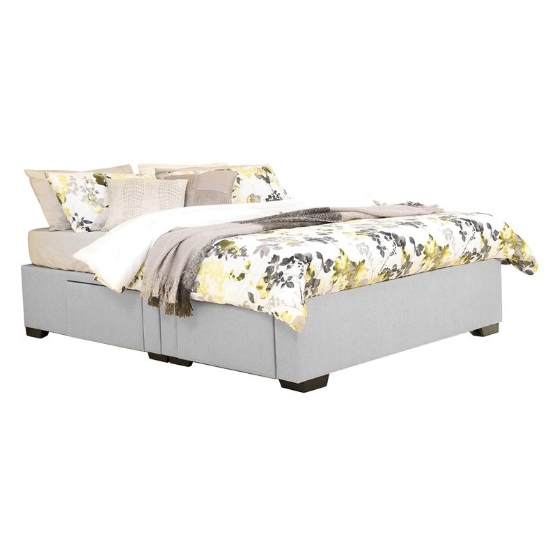 Leilani Australian Made Fabric 4 Drawer Split Bed Base ...