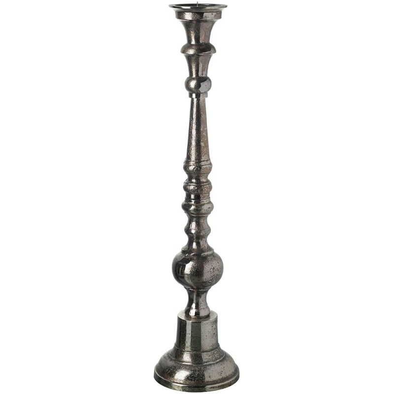 Ives Aluminium Pillar Candle Holder, Medium