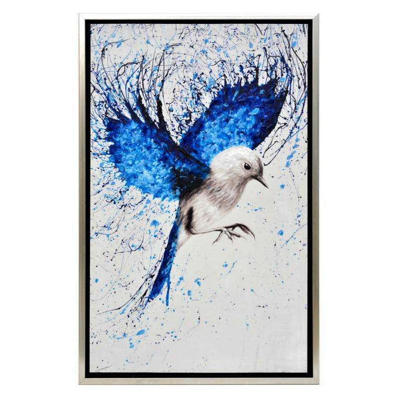 "Birds Of Flight" Framed Enhanced Canvas Wall Art Print, 85cm