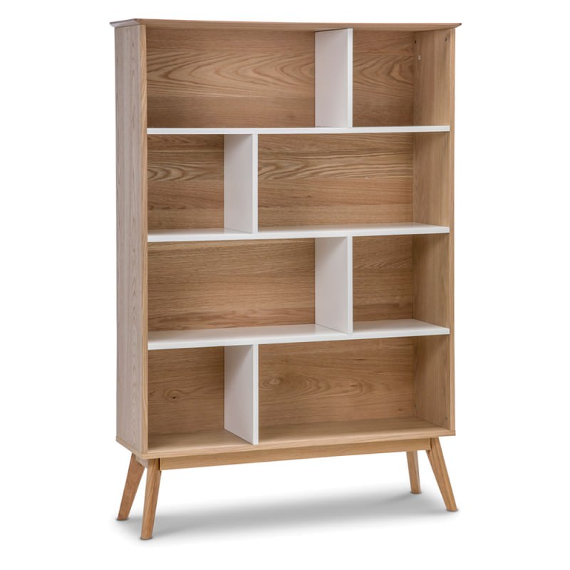Ollie Scandinavian Wooden Bookcase