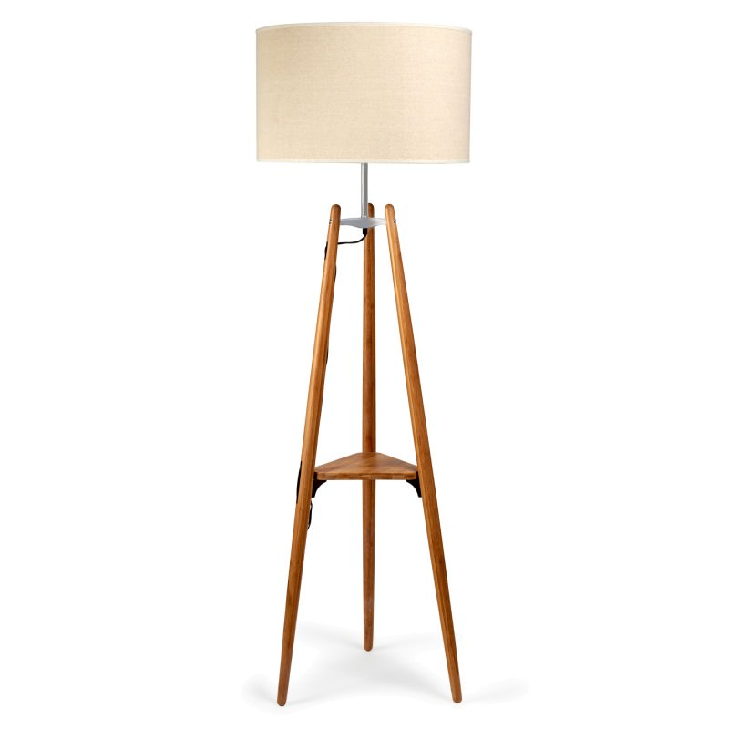 Tuscany Bamboo Tripod Floor Lamp