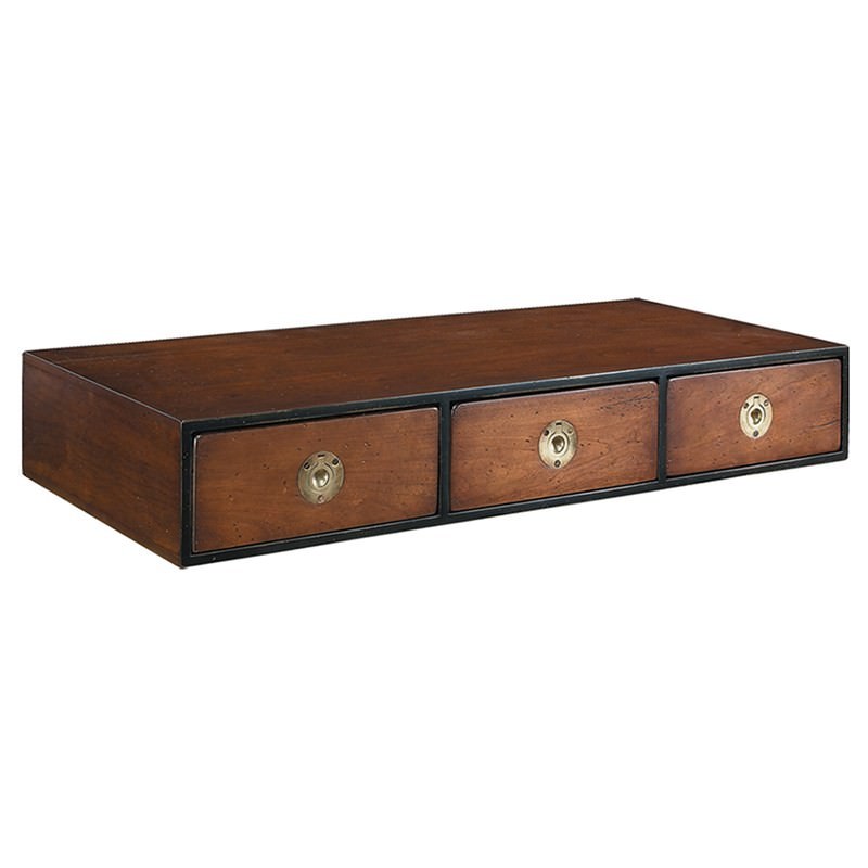Campaign Solid Timber Stackable Unit Module 3 Drawer Storage