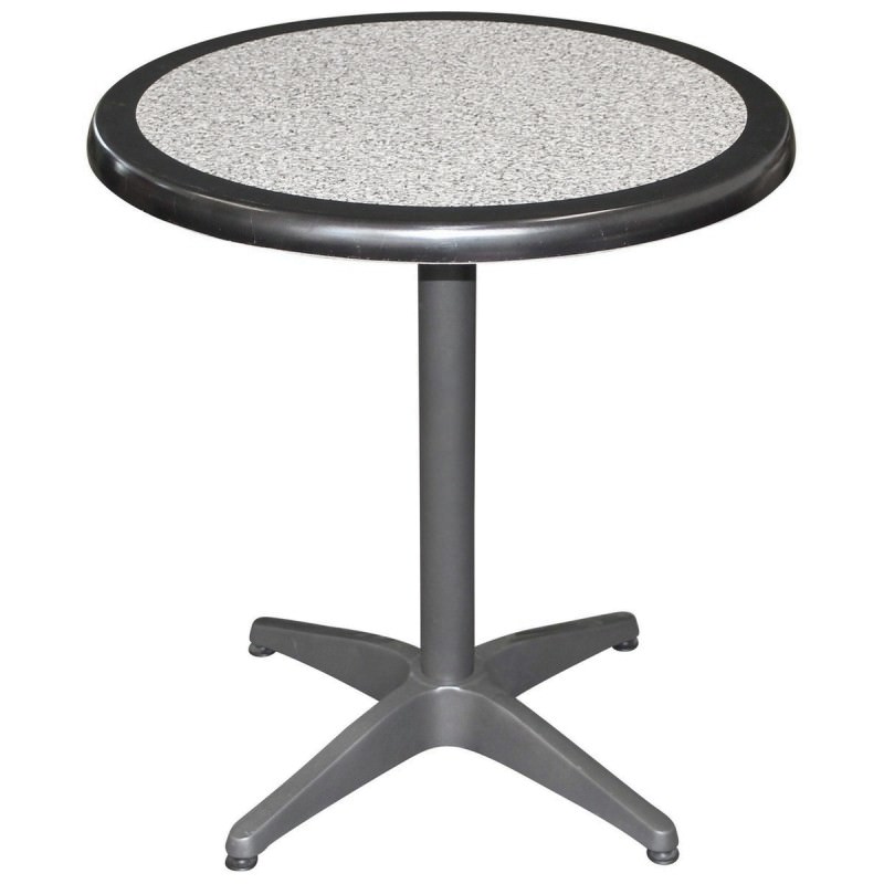 Mestre Commercial Grade Round Dining Table, 70cm, Pebble ...