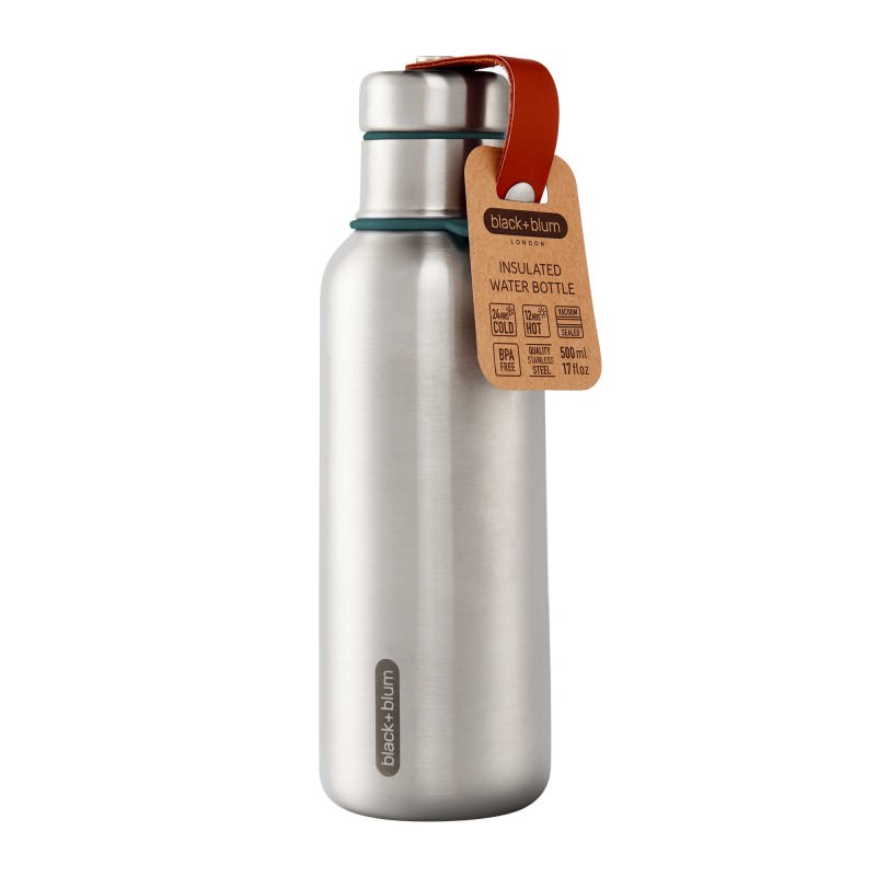 Black + Blum Stainless Steel Insulated Water Bottle, 500ml ...