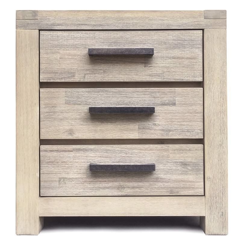 Blandford Solid Acacia Timber Bedside Table