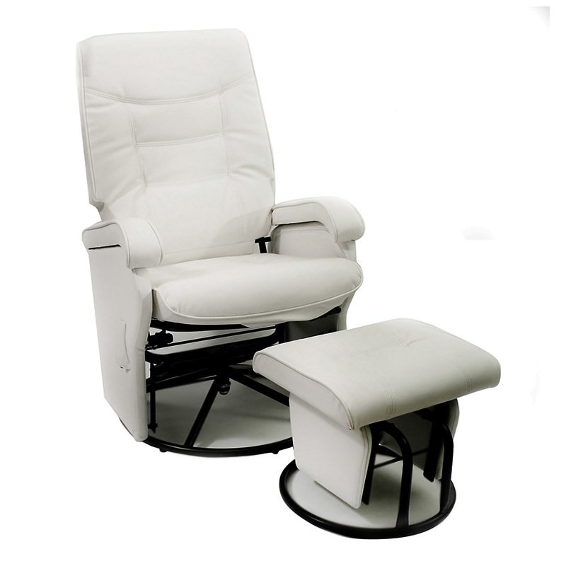 white glider rocker