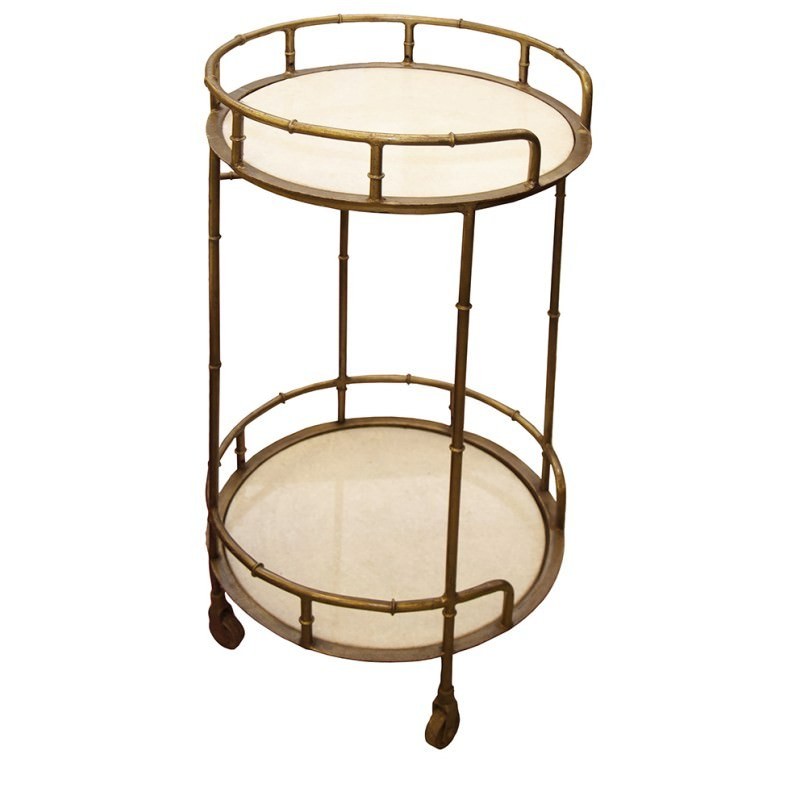 Connor Metal Round Drinks Trolley
