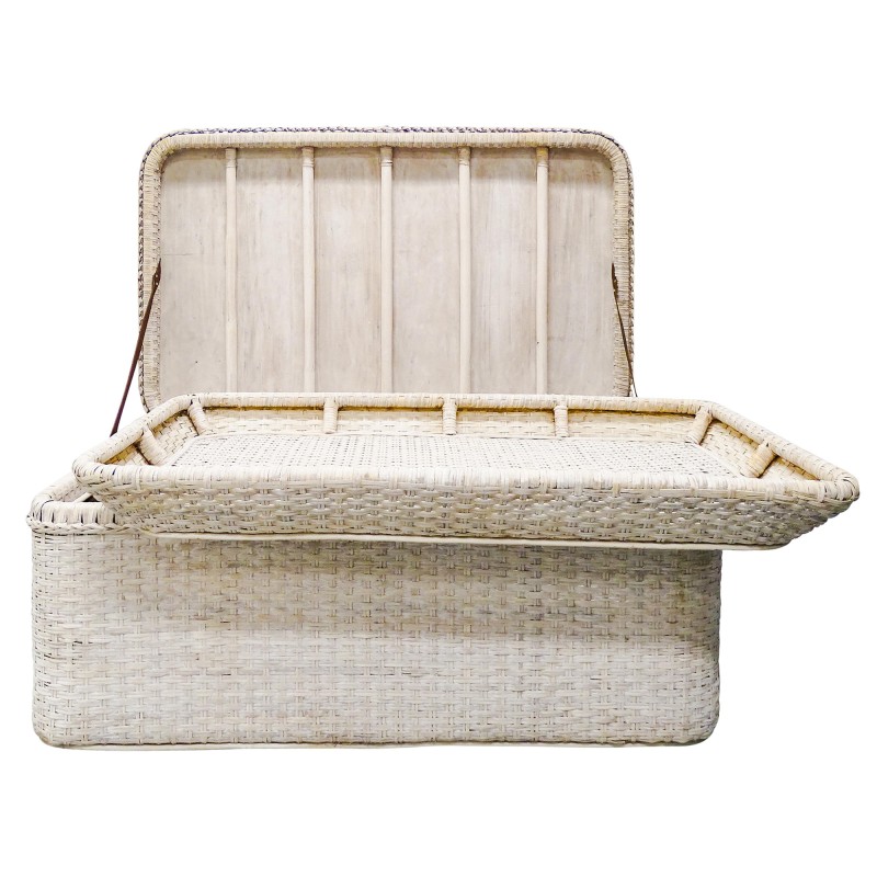 Sakan Rattan Trunk Coffee Table, 125cm