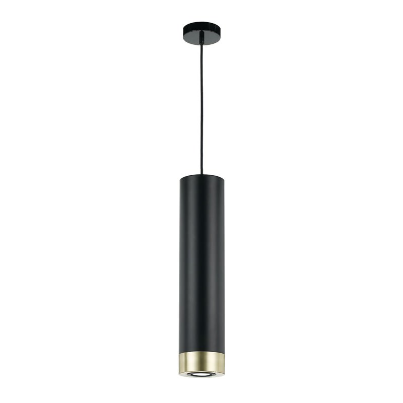 Black And Brass Pendant Light dakota pe bk bm jpg