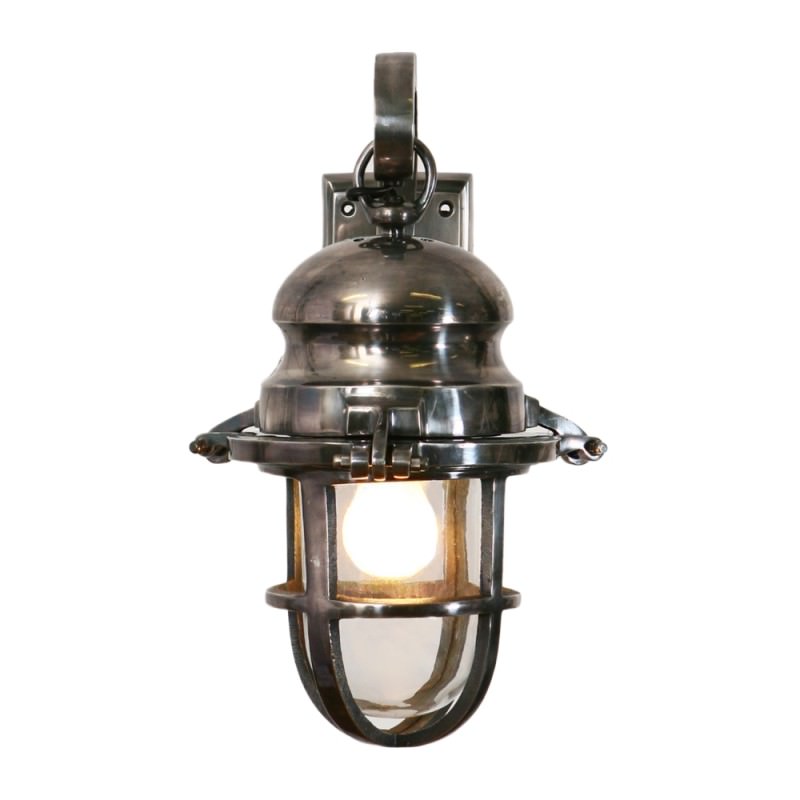 Claude Antique Metal Cage Wall Sconce