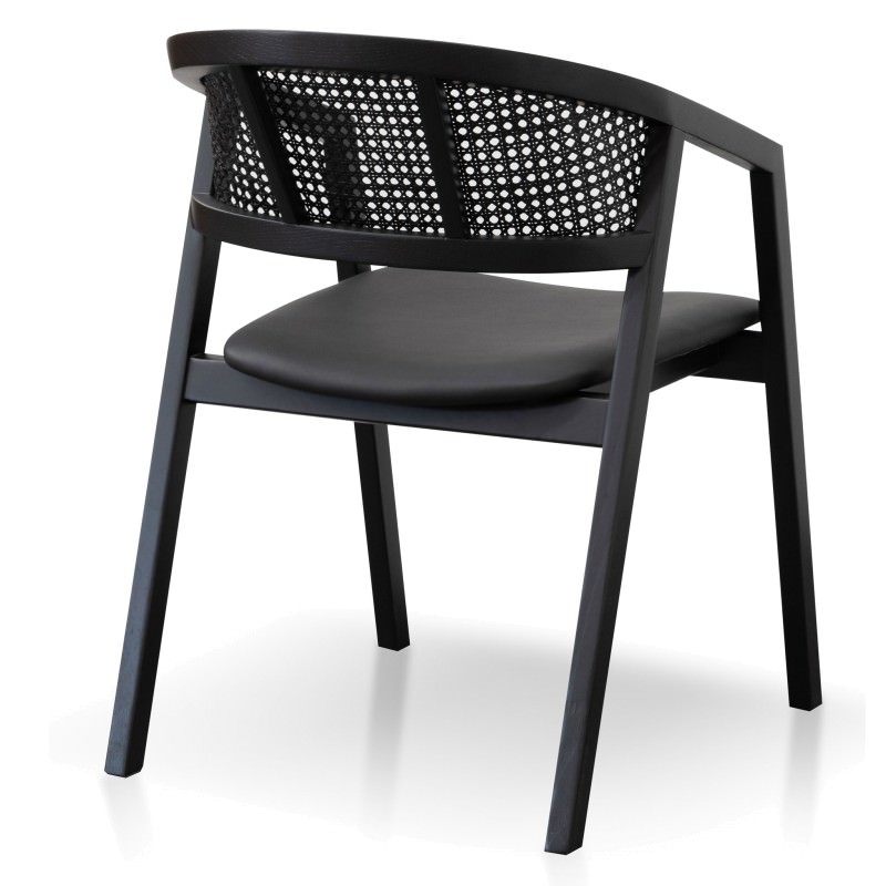 Hampden Wooden Dining Chair, Black