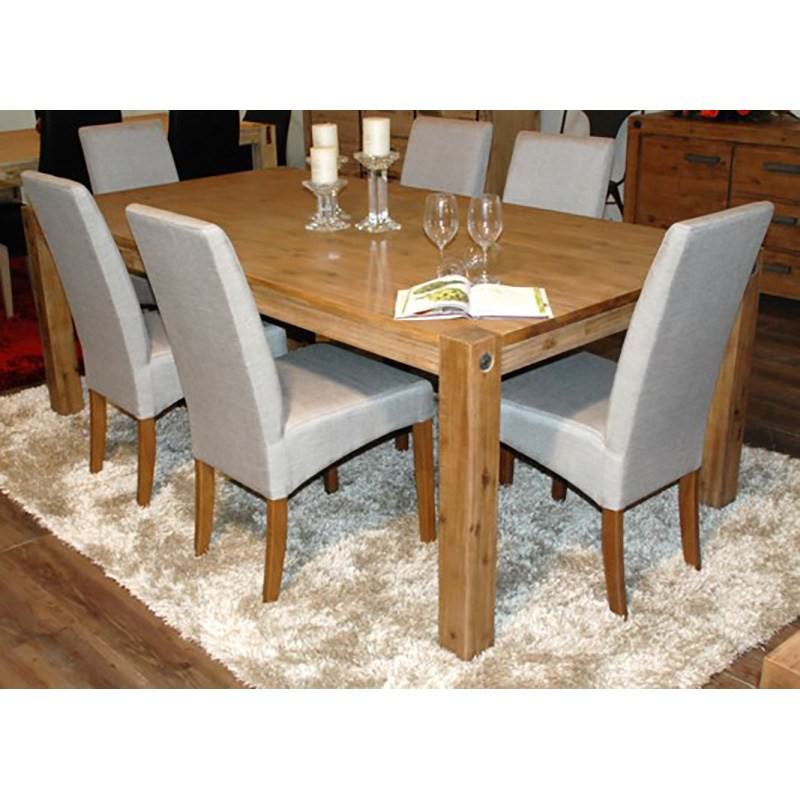 Charleston Solid Acacia Timber Dining Table, 180cm