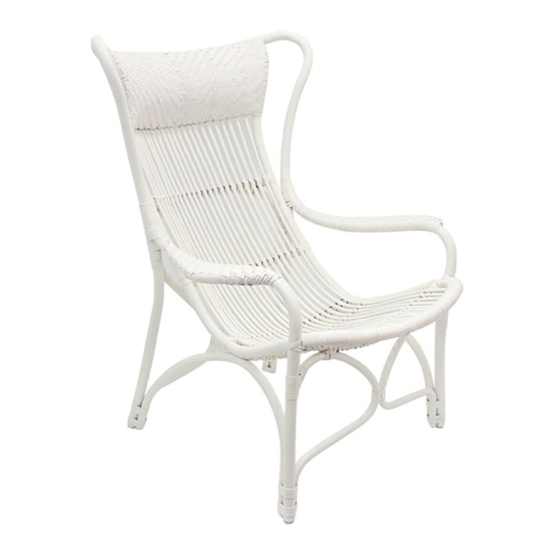Bahamas Rattan Chair - White