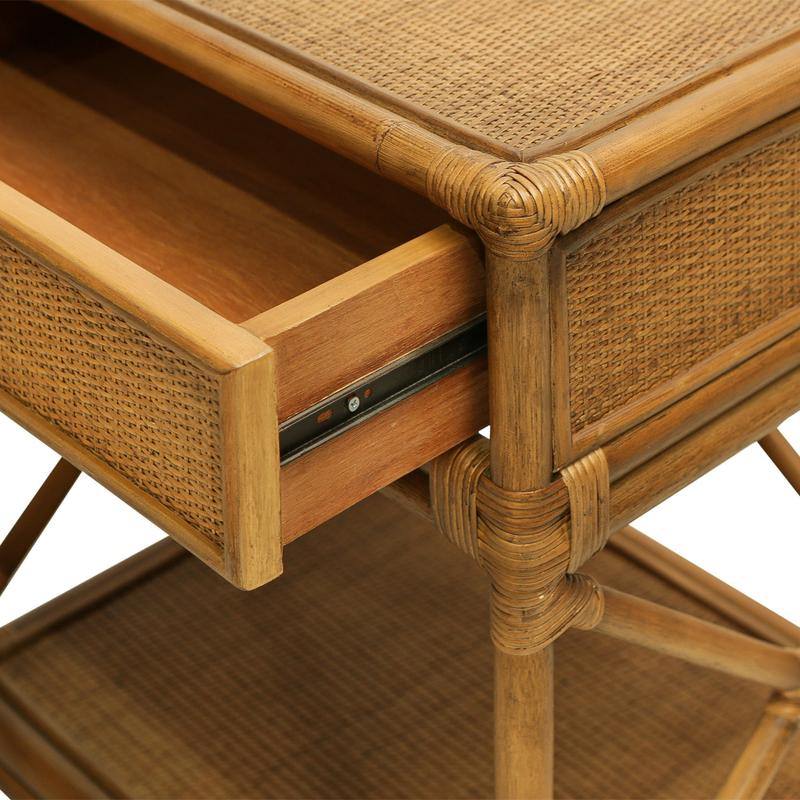 Cayman Rattan Bedside Table
