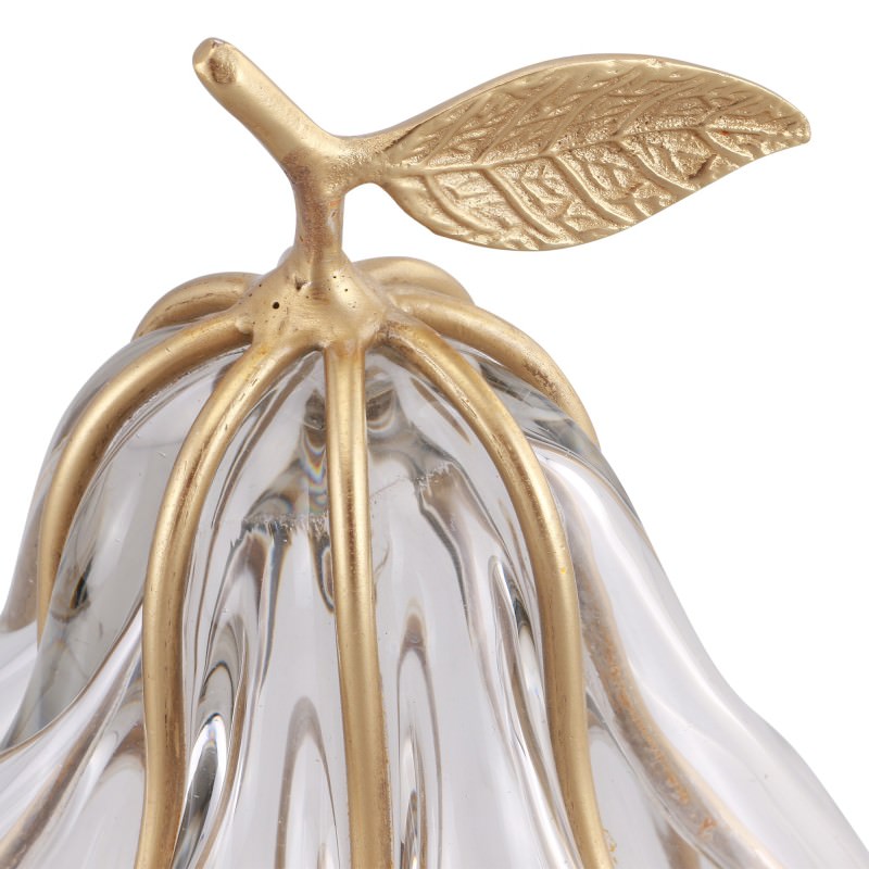 Morrow Glass Fruit Ornament, Pear