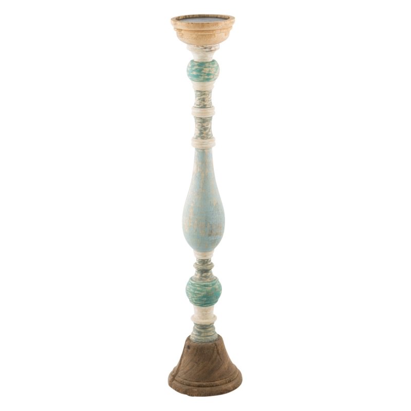 Cottesloe Mango Wood Pillar Candle Holder, Large