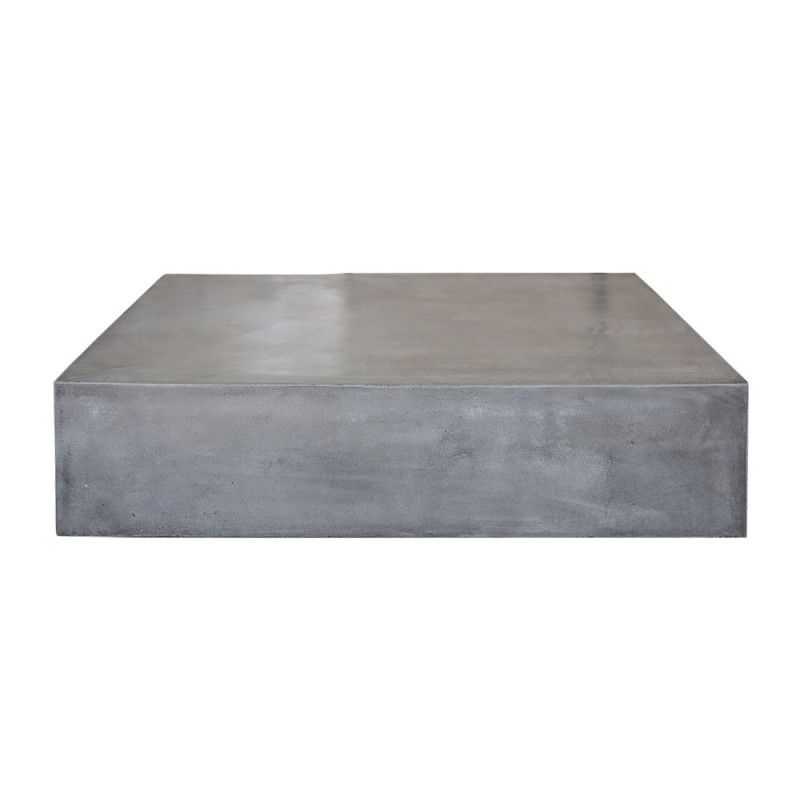 Miami Concrete Outdoor Square Coffee Table, 110cm