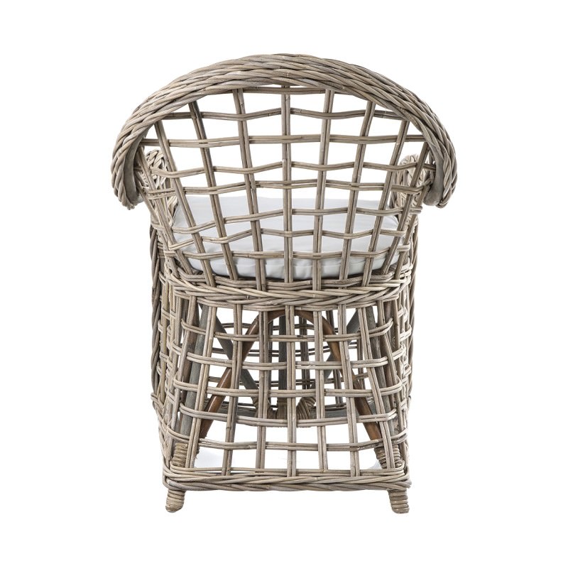 Mauritius Rattan Lounge Armchair