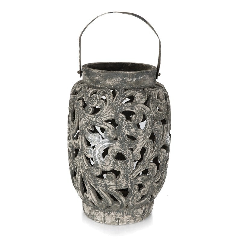 Asher Tall Ceramic Candle Holder with Metal Handle Are you looking to create a warm, welcoming atmosphere in your home?