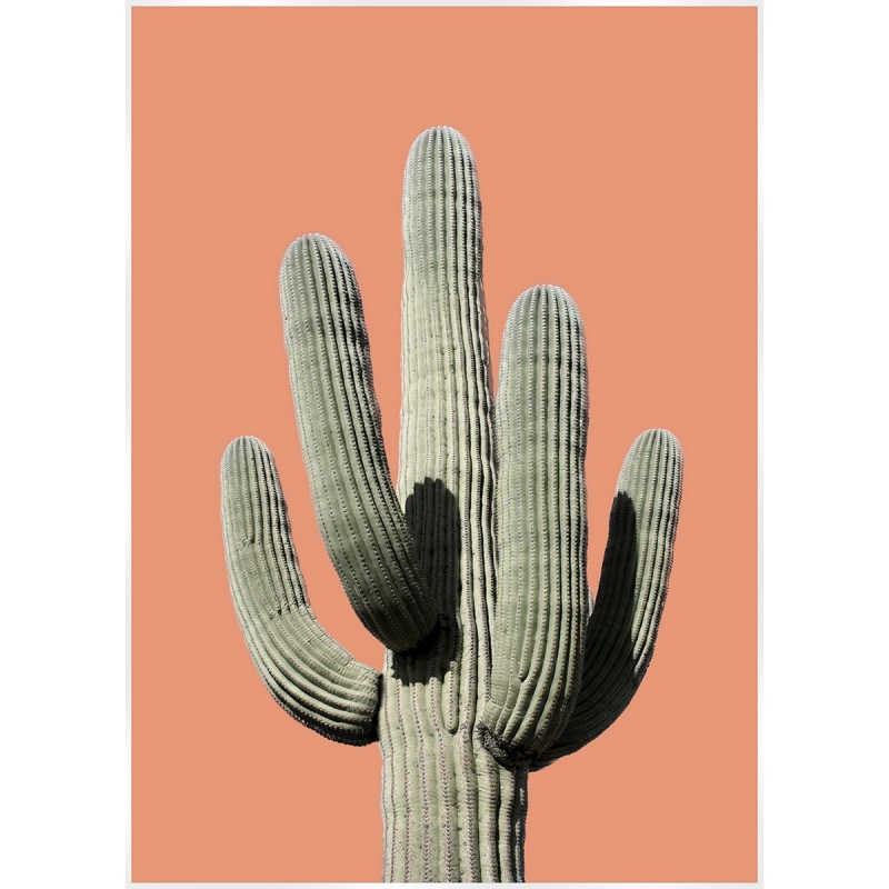Bold Cactus Canvas Wall Art Print Saguaro Sunset 140cm
