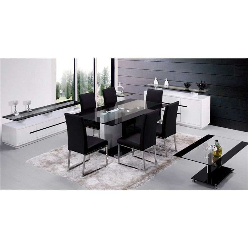 Houston Tempered Glass 120cm Coffee Table