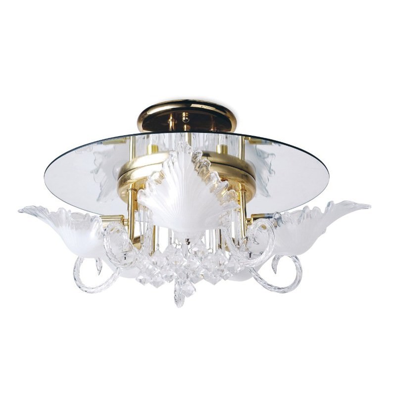 Madrid Frosted Glass 8 Light Ceiling Light