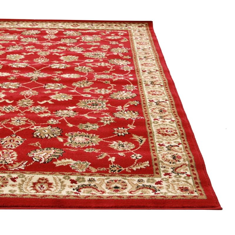Istanbul Floral Turkish Made Oriental Rug, 230x160cm, Red