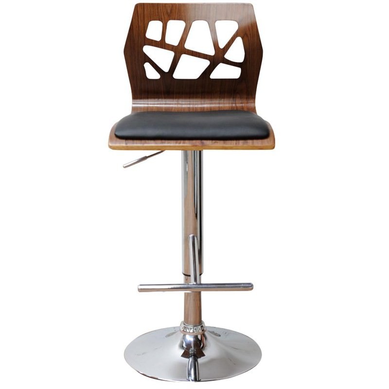 Manhattan Gas Lift Swivel Bar Chair with PU Seat
