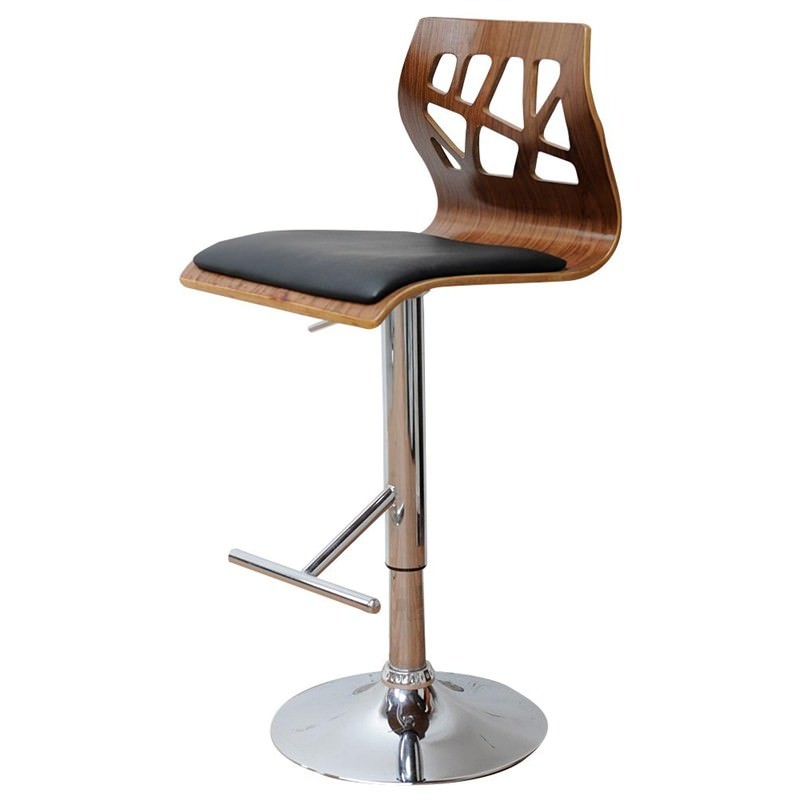 Manhattan Gas Lift Swivel Bar Chair with PU Seat