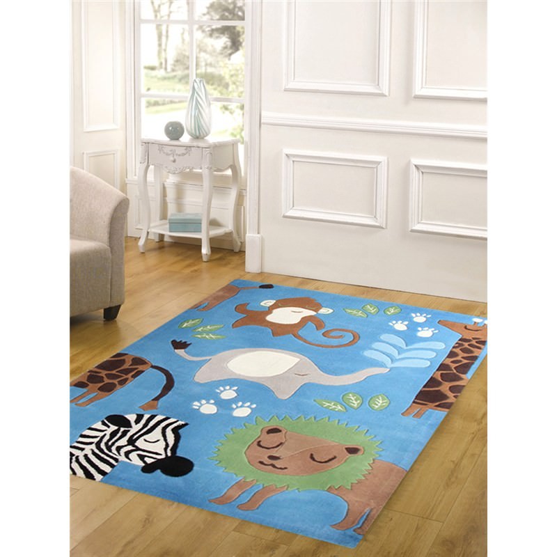 kids jungle rug