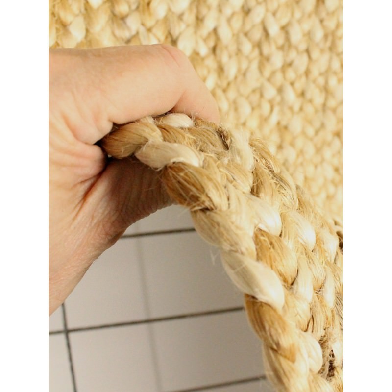 Katie Hand Knotted Round Jute Rug, 90cm, Natural (800 x 800 Pixel)