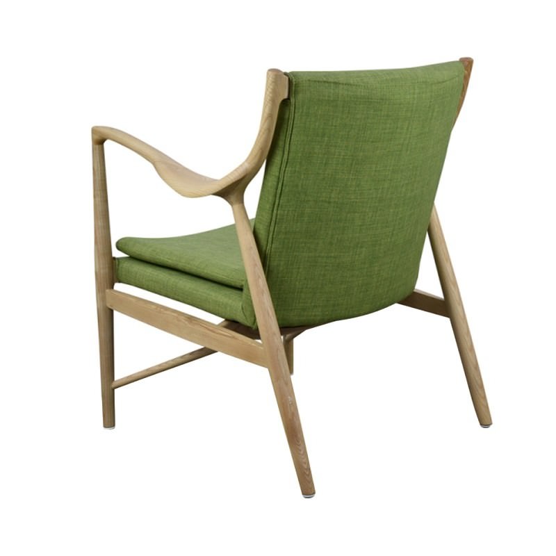 Replica Finn Juhl 45 Fabric Lounge Chair Green