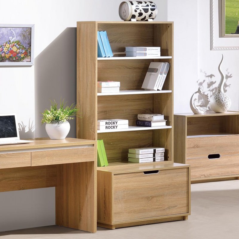 Tommola Bookcase with Toybox