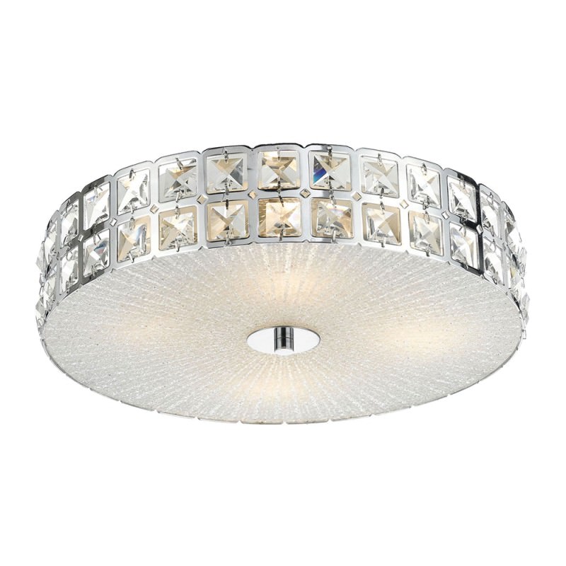 Lusa Oyster Ceiling Light Round
