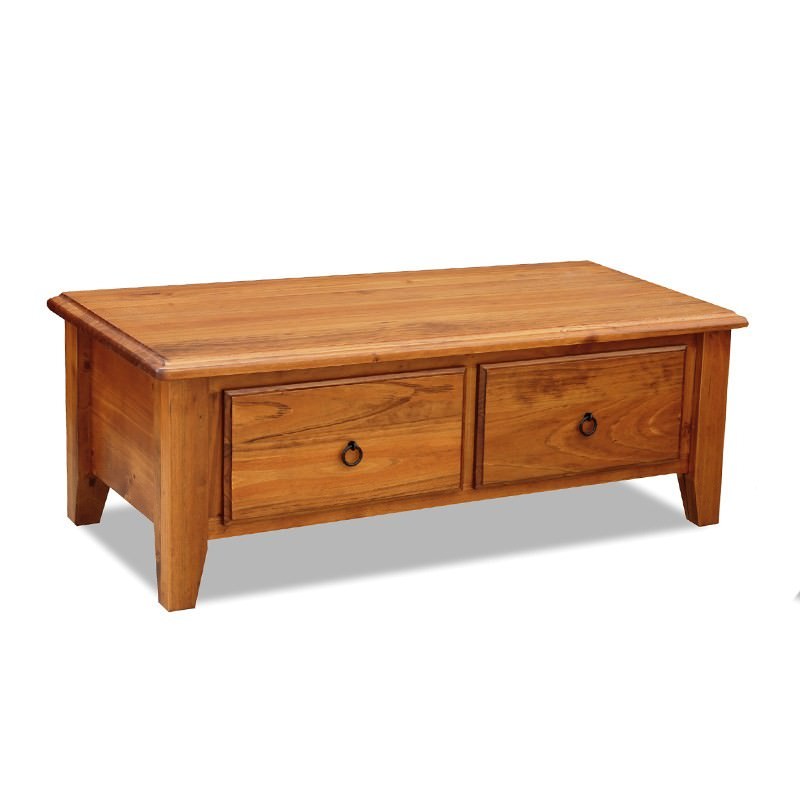Mona New Zealand Pine Coffee Table in English Oak