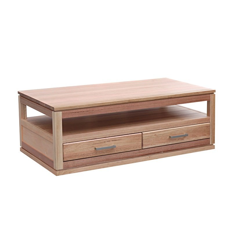 Alma Solid Tasmanian Oak Timber Coffee Table Natural Finish