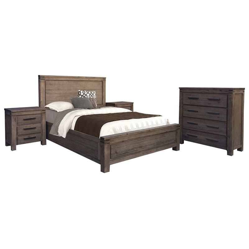 Amherst Solid Acacia Timber Queen Bed