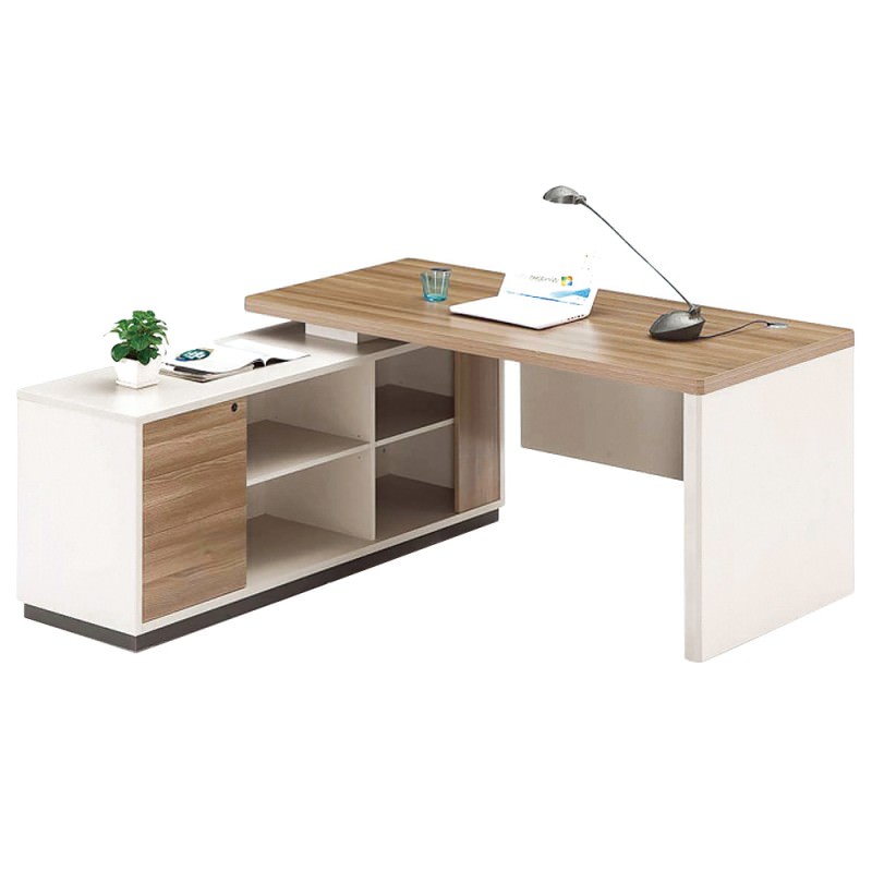 Wilder Commercial Grade Executive Office Desk, Left Return, 180cm
