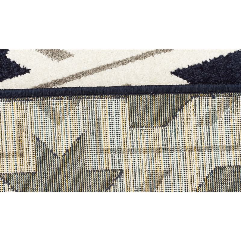 Xenia Egyptian Made Indoor/Outdoor Rug in Navy 290x200cm