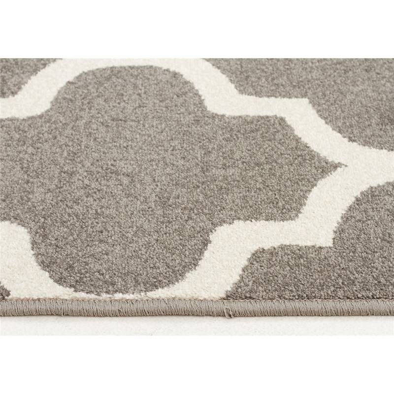Morocco Egyptian Made Indoor/Outdoor Rug in Grey 290x200cm
