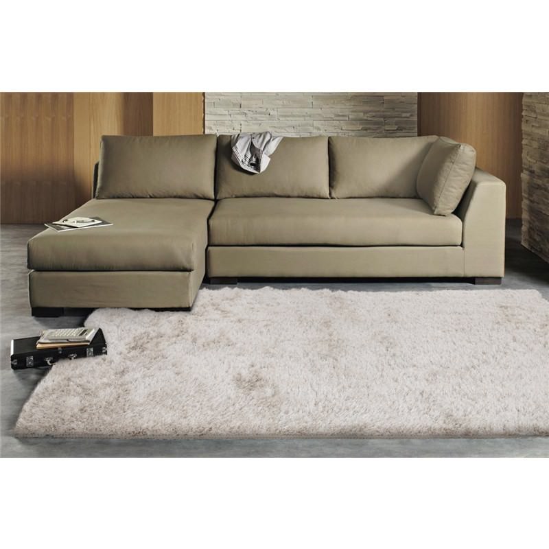 Plush Luxury Shag Rug in Light Beige - 165x115cm (800 x 800 Pixel)