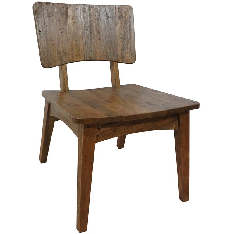 Provo Solid Mango Wood Timber Occasional Chair