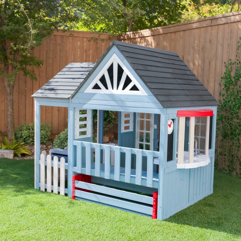 Kidkraft Timber Trail Wooden Outdoor Playhouse