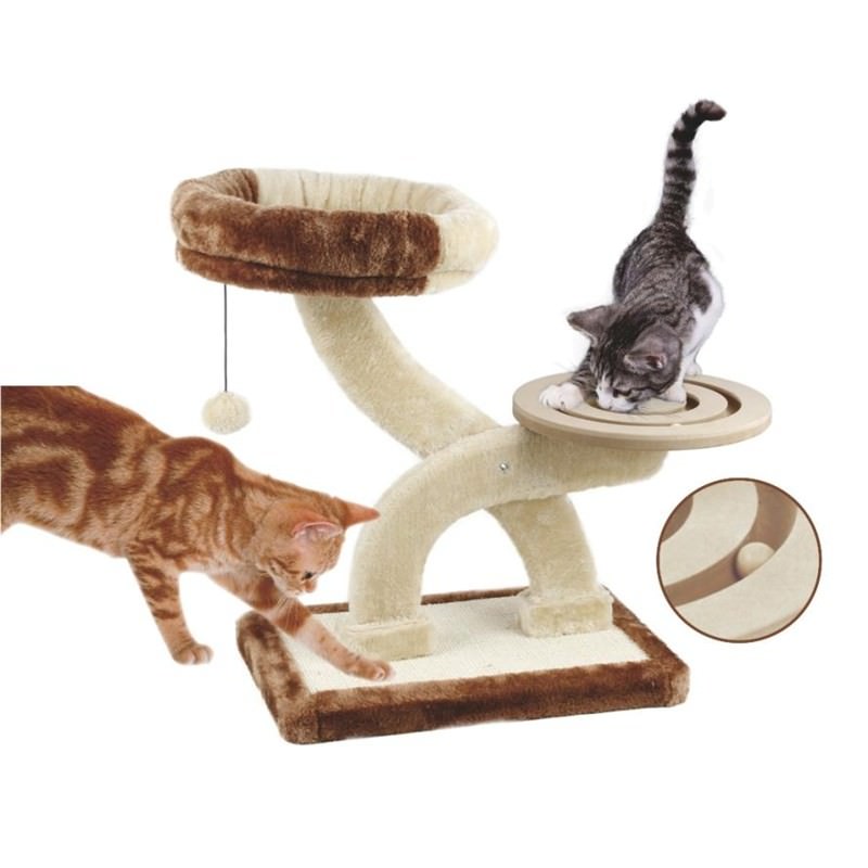 Multi Level Cat Scratcher Tree 55cm