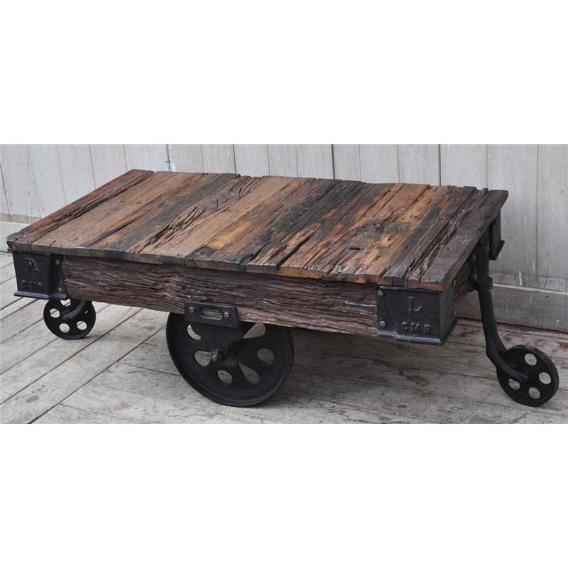 Rustic Coffee Tables With Wheels Coaster Home Furnishings Coffee