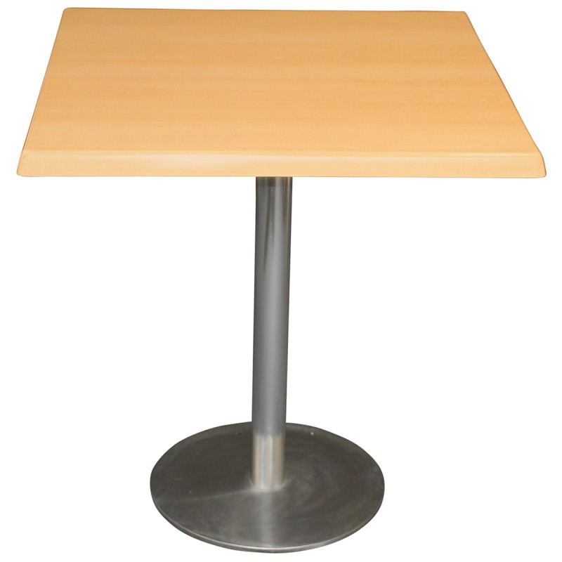 Caltana Commercial Grade Square Dining Table, 70cm, Beech
