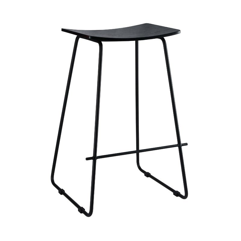 Porter Commercial Grade Steel Bar Stool, Black
